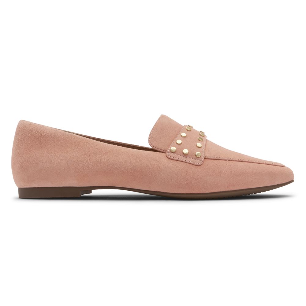 Mocassins Mulher Rockport Total Motion Laylani Studded Rosa,Portugal PEQAY-6493